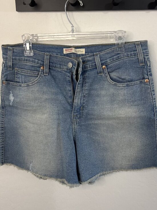 Levis Strauss Pants - Levi Strauss Heritage High-Rise Light Wash Shorts | Size 16